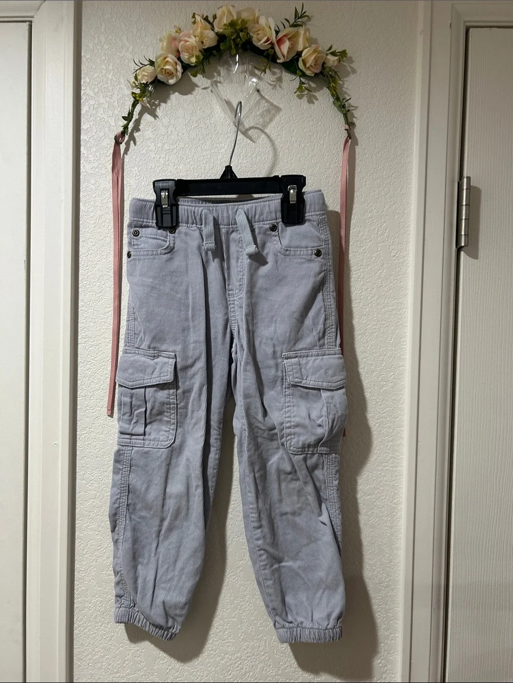 Gymboree Boys Cargo Jogger Pants - Little Snowflake - Gray